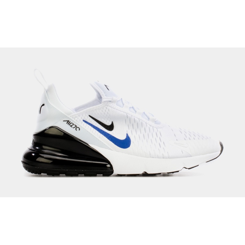 Air Max 270 Grade School Lifestyle Shoes (White/Blue)
