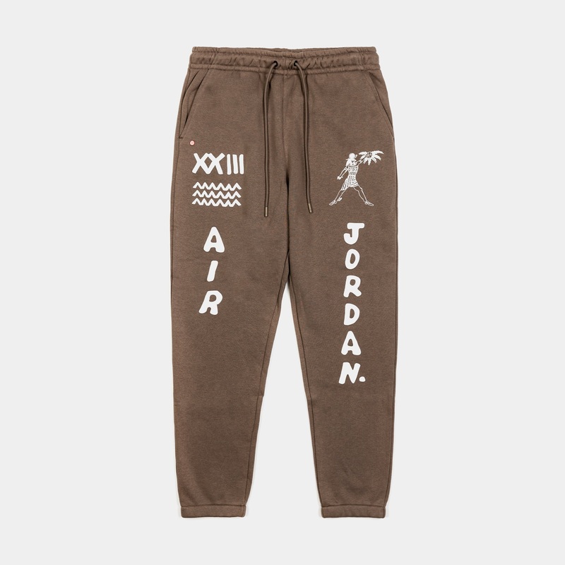 Artist Series by Umar Rashid Flight Fleece Jogger Mens Pants (Brown)