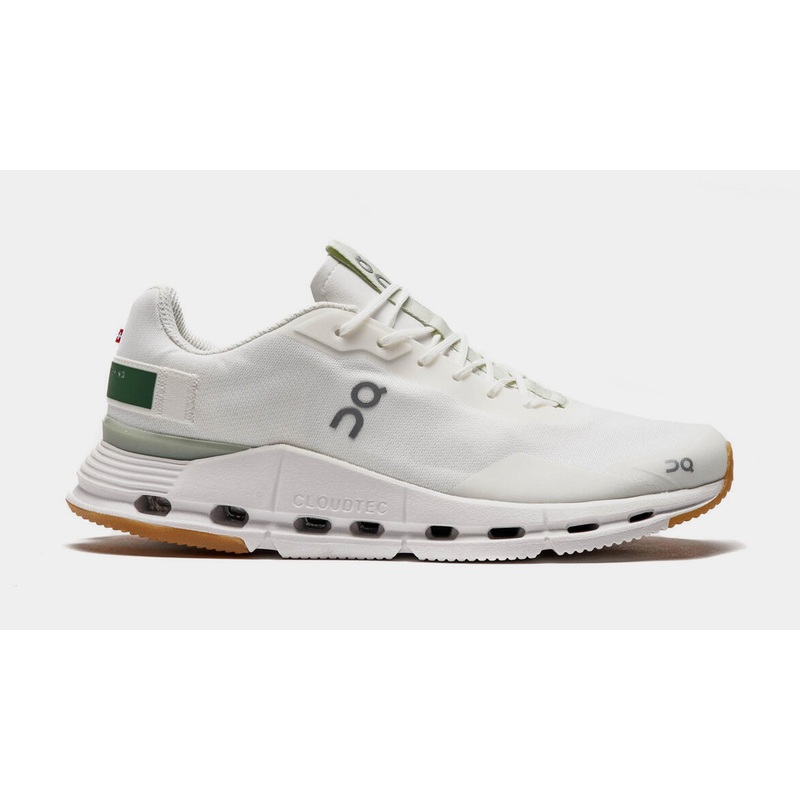 Cloudnova Form Mens Running Shoes (White/Green)