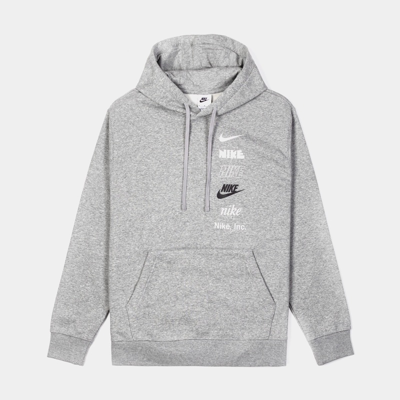 Club Fleece+ Pullover Mens Hoodie (Grey)