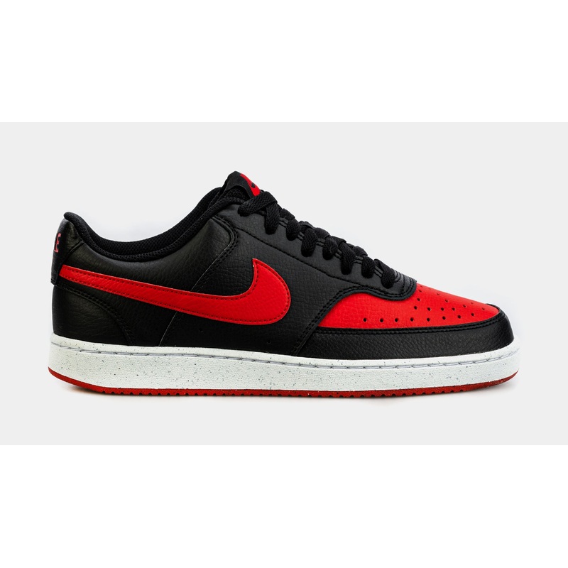 Court Vision Next Nature Mens Lifestyle Shoes (Black/Red)