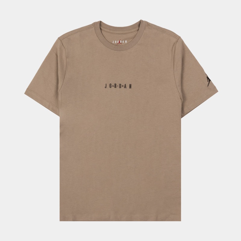 EMB Air Mens Short Sleeve Shirt (Beige)