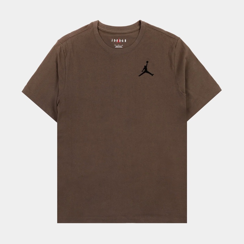 Jumpman EMB Mens Short Sleeve Shirt (Brown)
