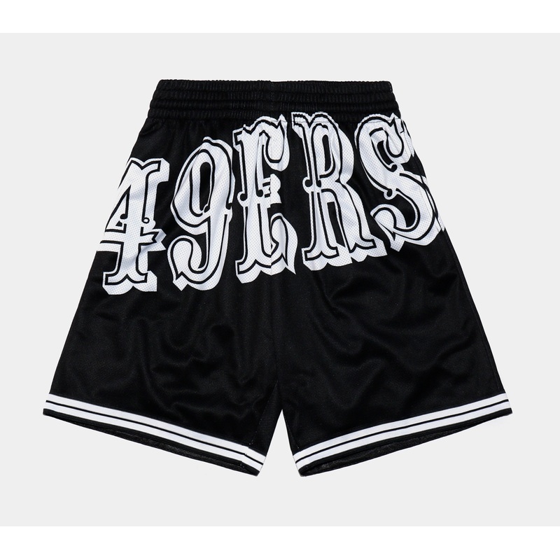 NFL Big Face 2.0 San Francisco 49ers Shorts Mens Shorts (Black)