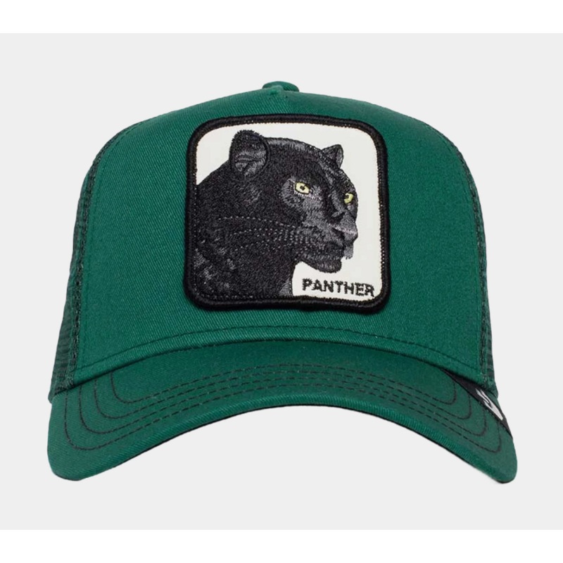 The Panther Trucker Mens Hat (Green)