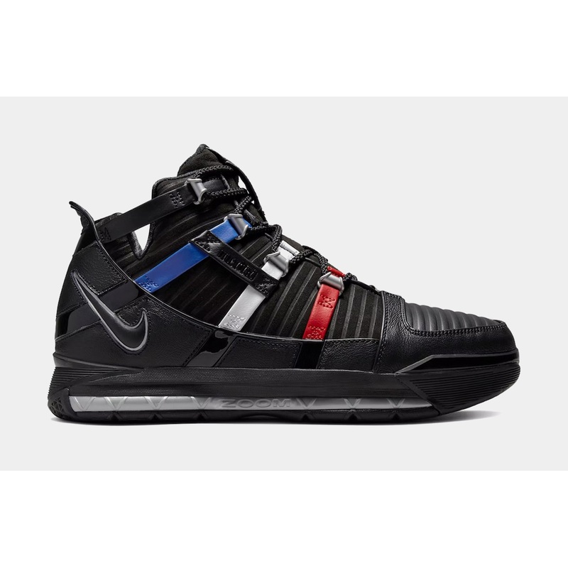 Zoom Lebron Barbershop Mens Basketball Shoes (Black)