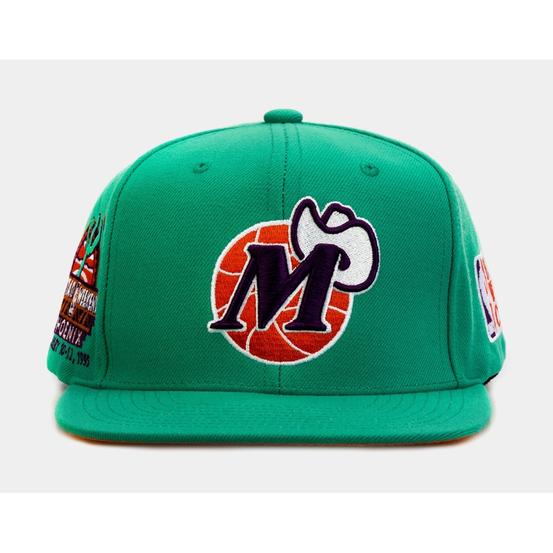 Dallas Mavericks Desert Green Snapback Mens Hat (Green)