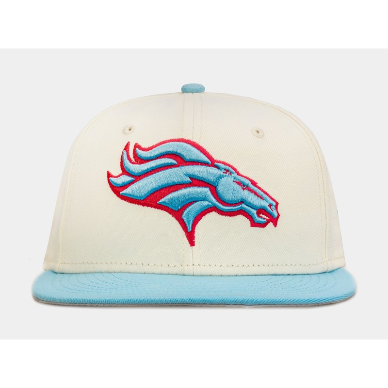Denver Broncos Colorpack 59Fifty Mens Fitted Hat (Blue/White)