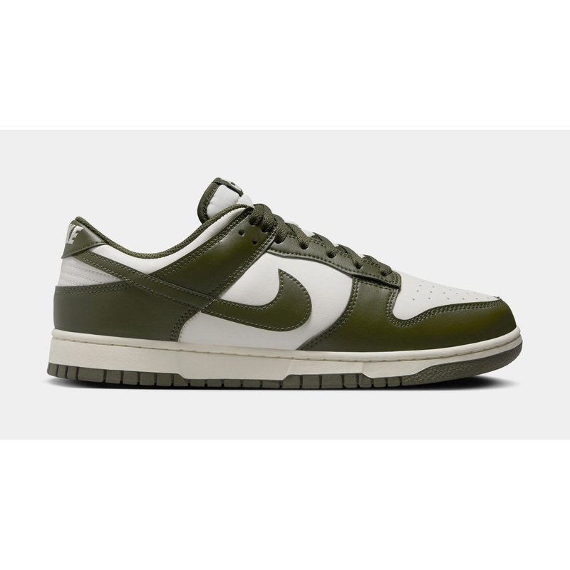 Dunk Low Retro Mens Lifestyle Shoes (Pale Ivory/Cargo Khaki)