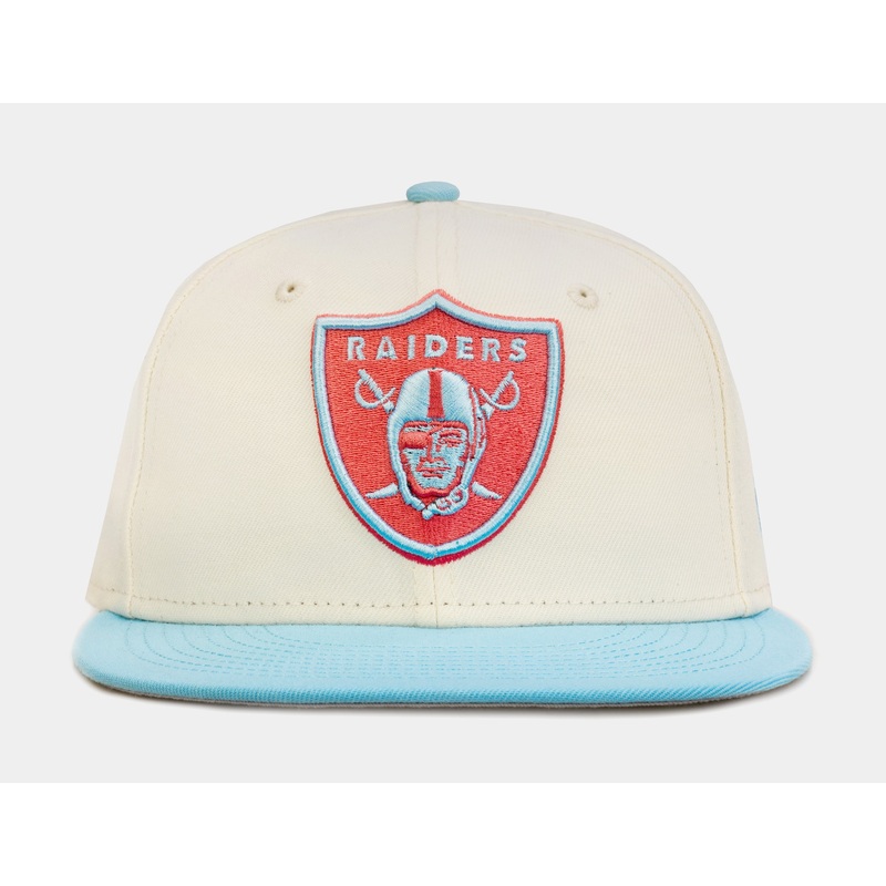 Las Vegas Raiders Colorpack 59Fifty Mens Fitted Hat (Blue/White)