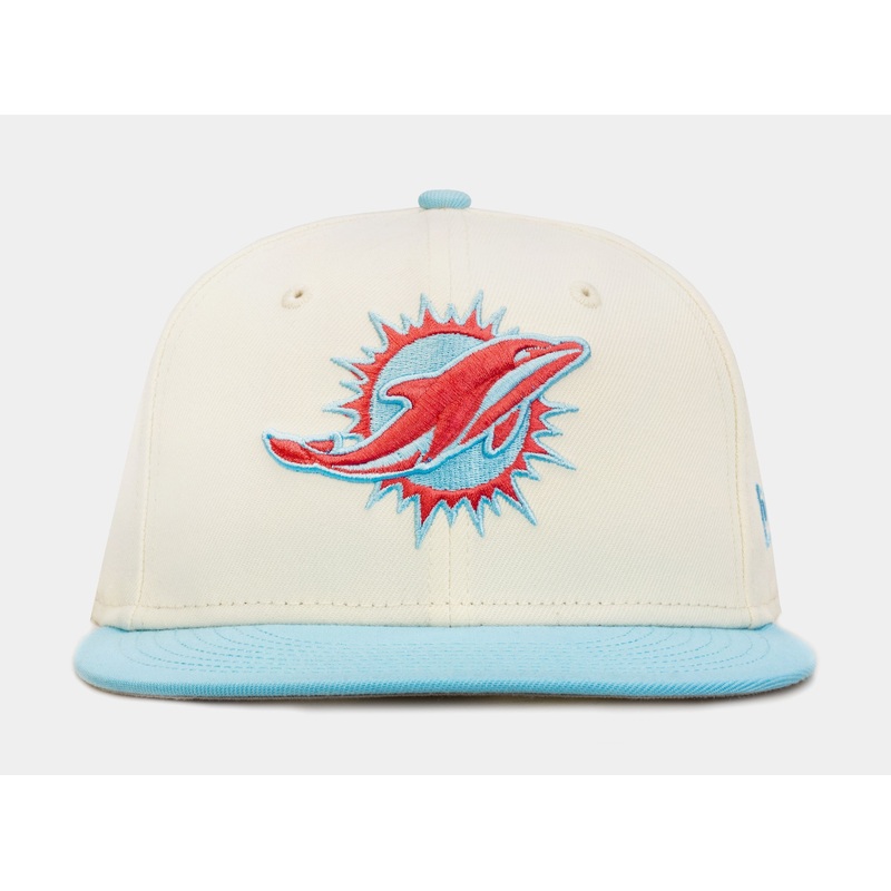Miami Dolphins Colorpack 59Fifty Mens Fitted Hat (Blue/White)