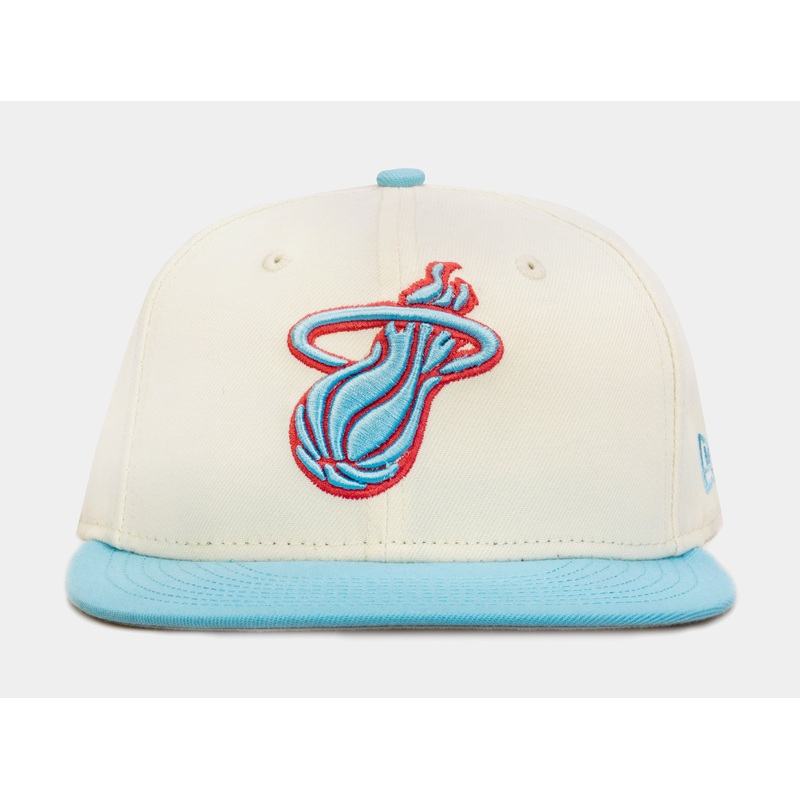 Miami Heat Colorpack 59Fifty Mens Fitted Hat (Blue/White)