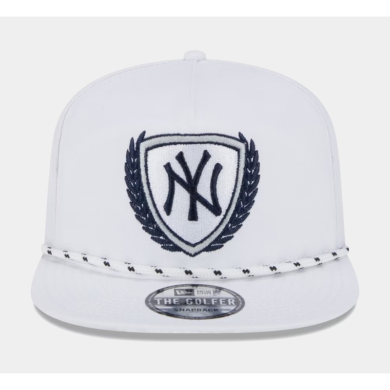 New York Yankees Golfer 9FIFTY Mens Snapback Hat (White)