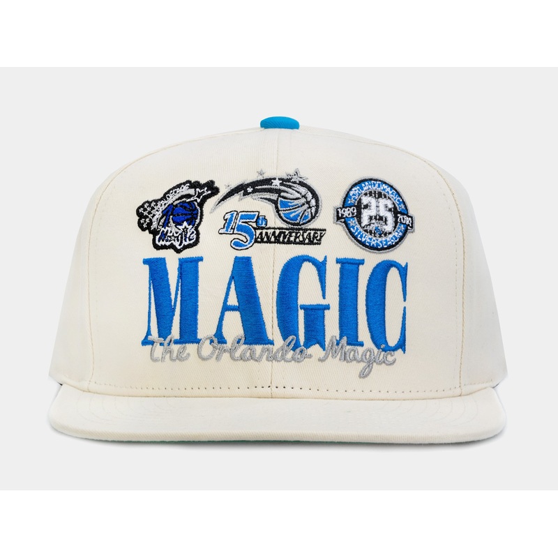 Orlando Magic Retro Snapback Mens Hat (Beige)