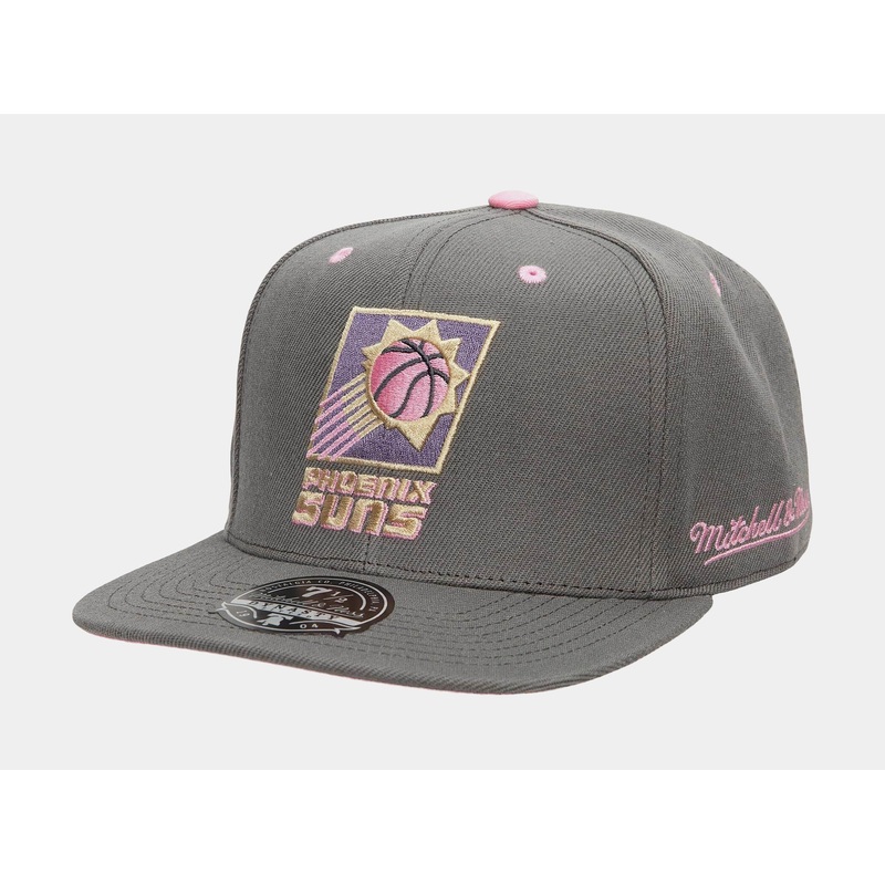 Phoenix Suns Lavender Dreams Mens Fitted Hat (Grey)