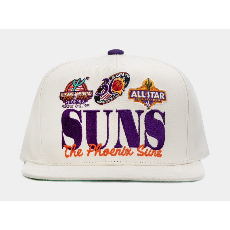 Phoenix Suns Retro Snapback Mens Hat (Beige)
