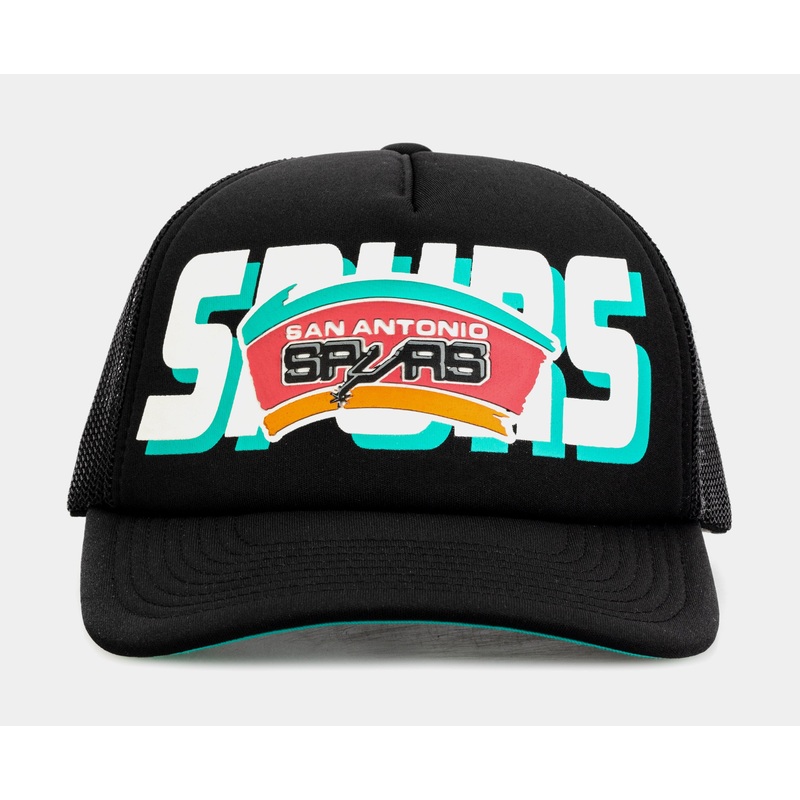 San Antonio Spurs Billboard Trucker Mens Hats (Black)