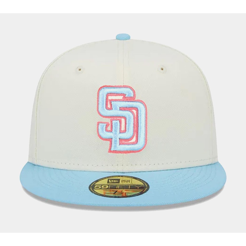 San Diego Padres Colorpack 59Fifty Mens Fitted Hat (Blue/White)