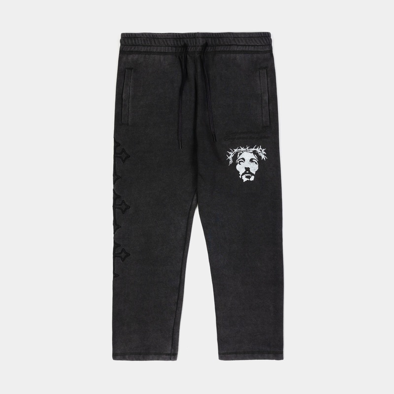Savior Joggers Mens Sweatpants (Dark Grey)