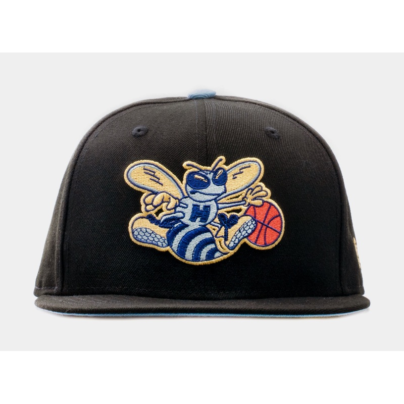 SP x New Era NBA Summer Edition Charlotte Hornets 59Fifty Fitted Cap Mens Hat (Black/Blue)