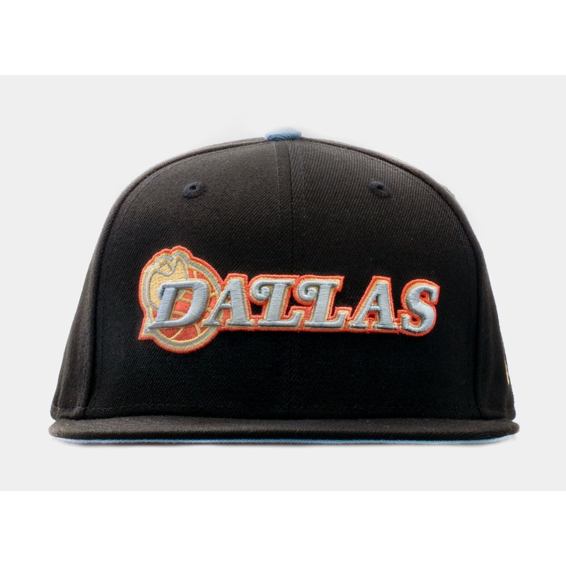 SP x New Era NBA Summer Edition Dallas Mavericks 59Fifty Fitted Cap Mens Hat (Black/Blue)