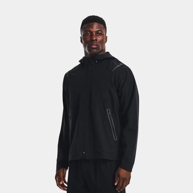 Unstoppable Zip Up Mens Jacket (Black)