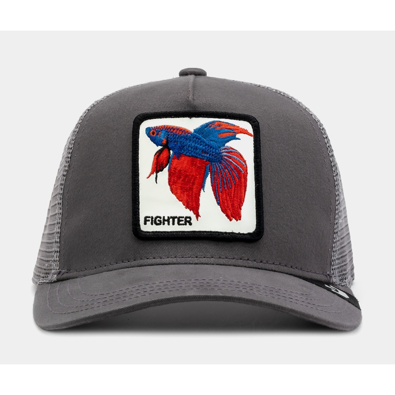 Alpha Betta Trucker Mens Hat (Grey)