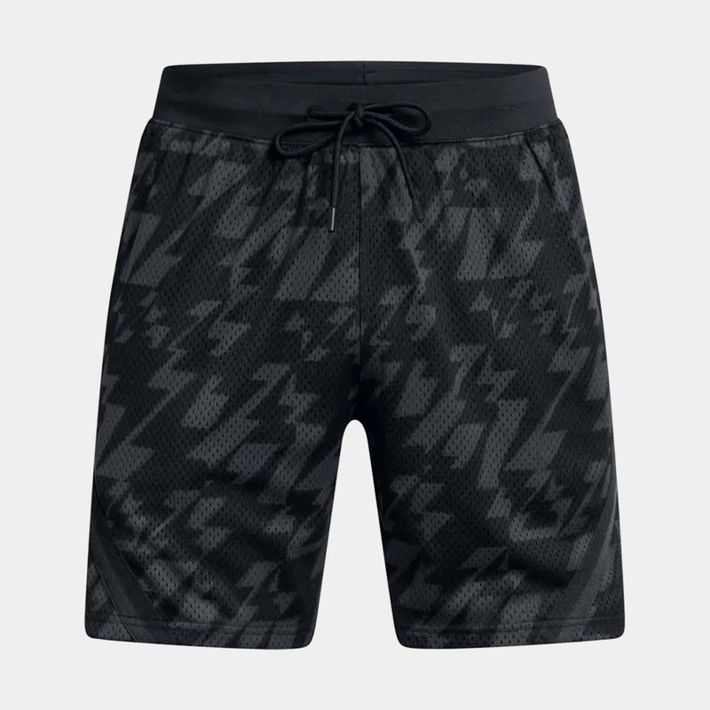 Curry Sig Mesh Mens Shorts (Black/Grey)