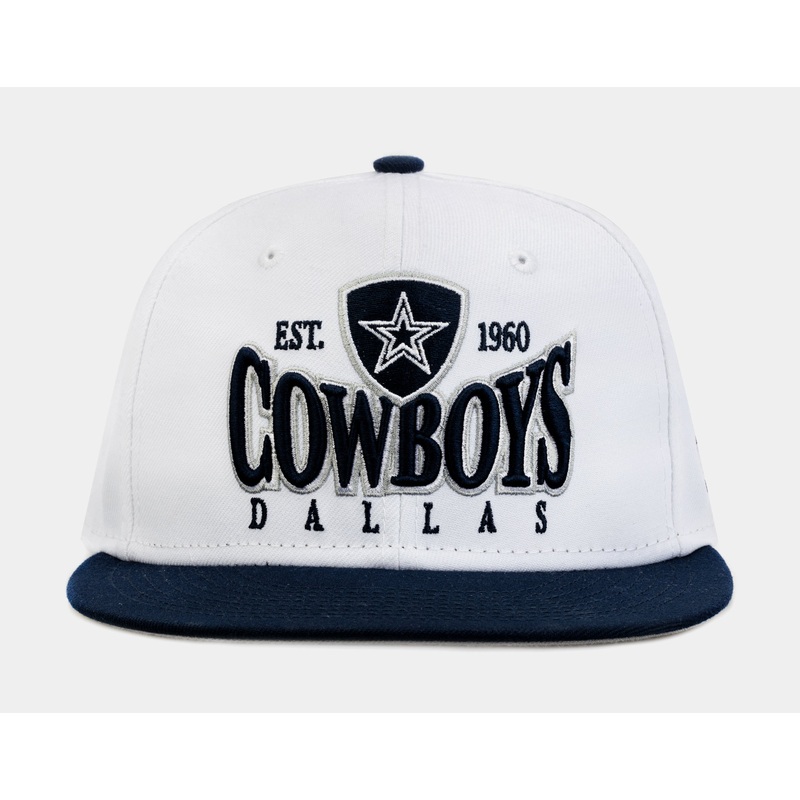 Dallas Cowboys 9Fifty Mens Snapback Hat (White/Blue)