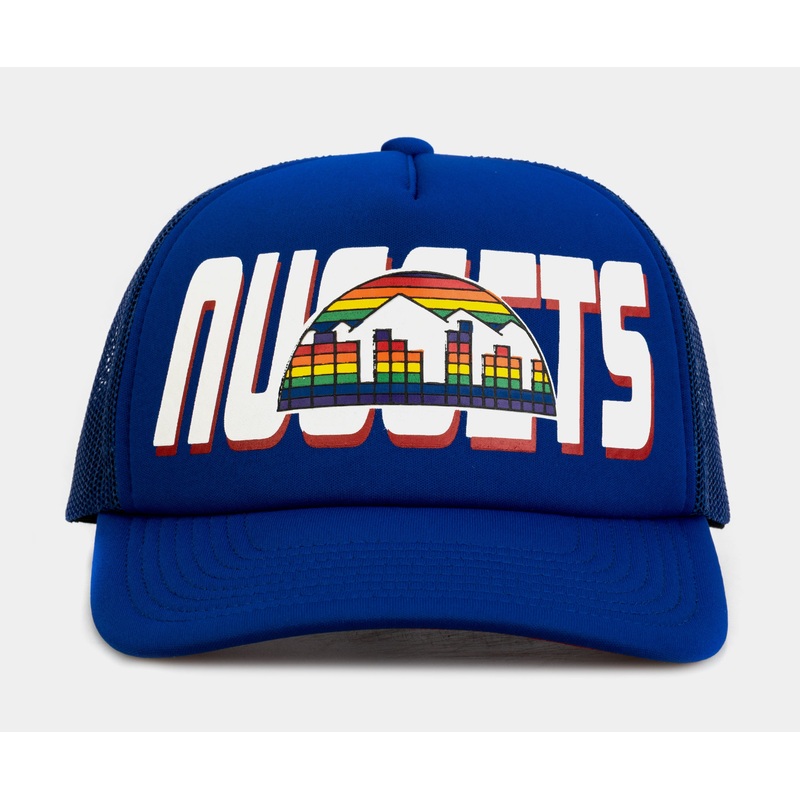 Denver Nuggets Billboard Trucker Mens Hats (Blue)