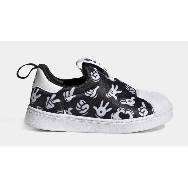 Disney Superstar 360 Infant Toddler Lifestyle Shoes (Black)