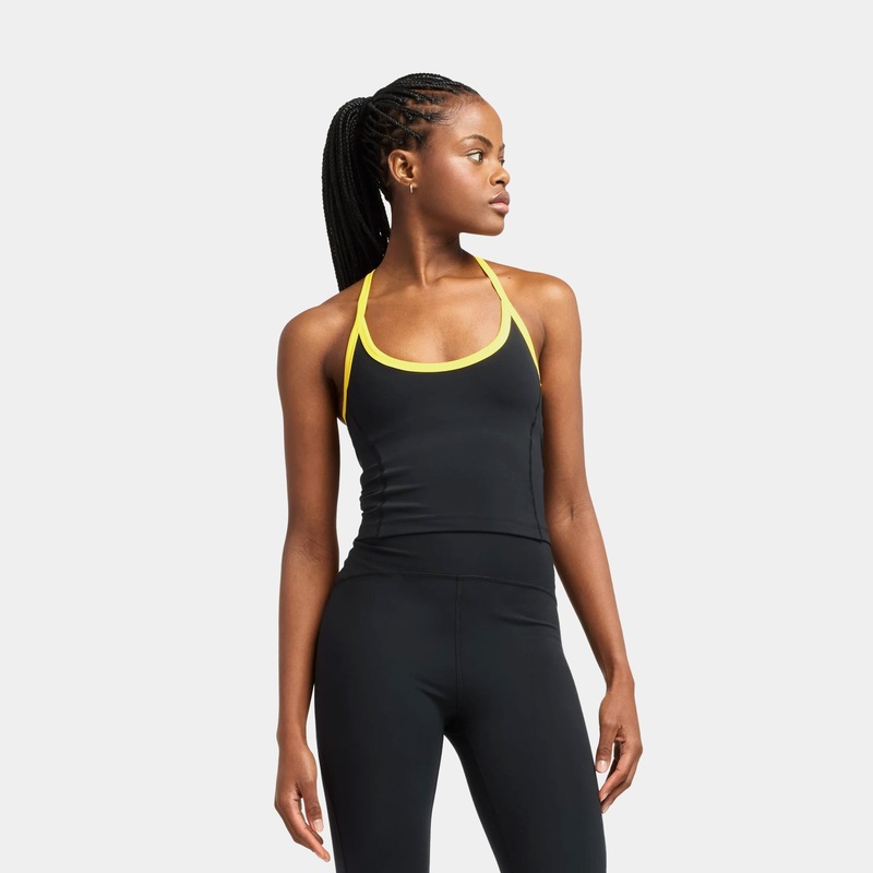 Klutch Womens Tank Top (Black/Yellow)