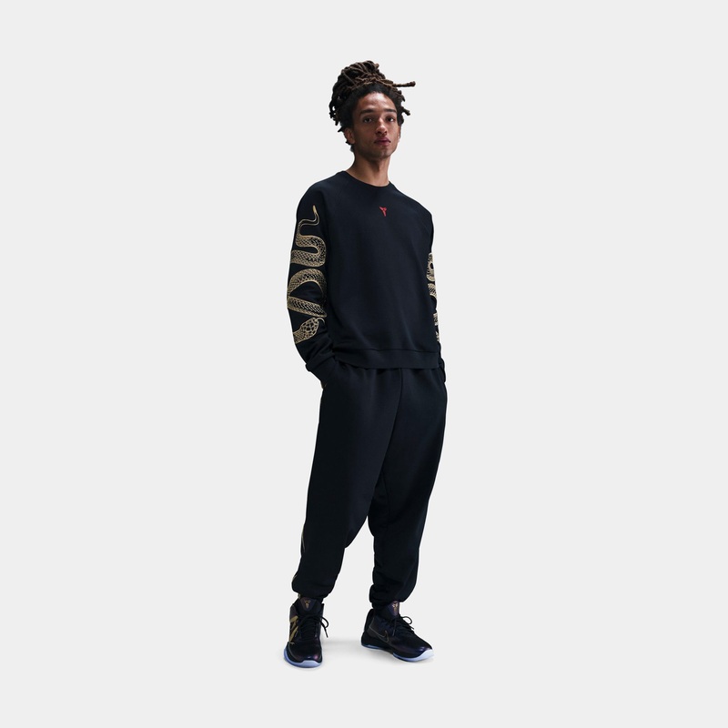 Kobe Year Of The Mamba Mens Crewneck (Black/Red)