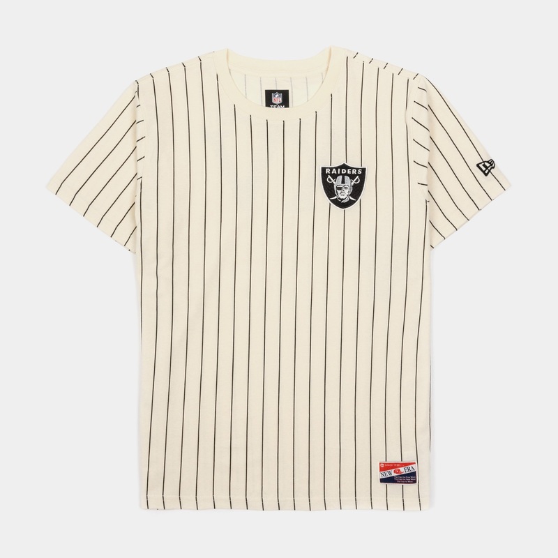 Las Vegas Raiders Throwback Mens Short Sleeve Shirt (Beige/Black)