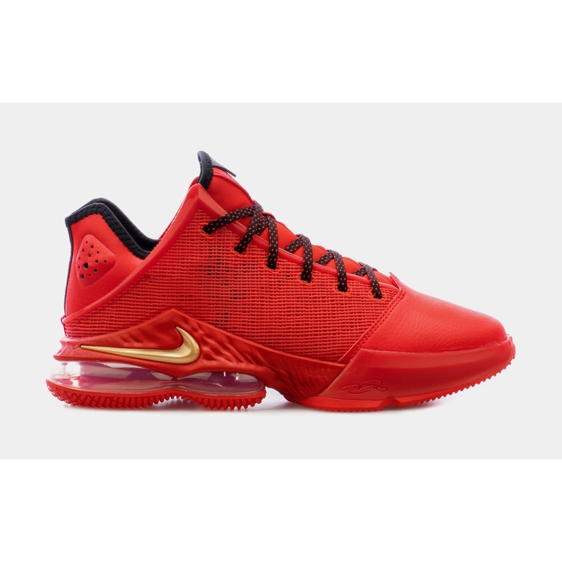 LeBron 19 Low Light Crimson Mens Basketball Shoes (Red)
