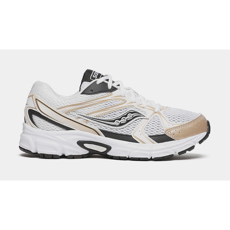 Ride Millennium Mens Running Shoes (White/Gold/Black)