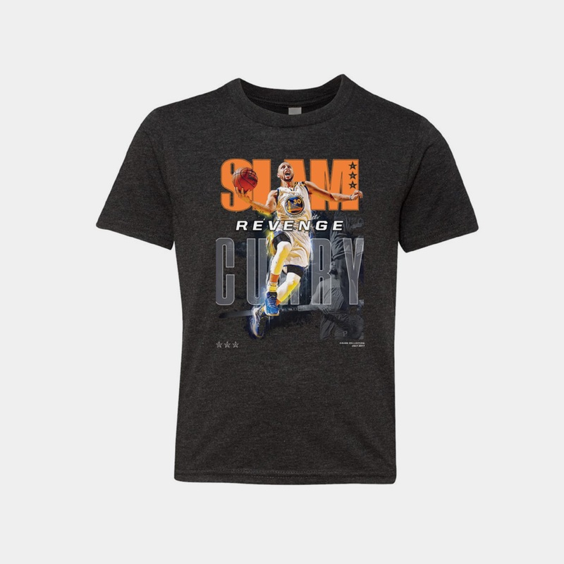 SLAM 209 Revenge Curry Grade School Short Sleeve Shirt (Black)