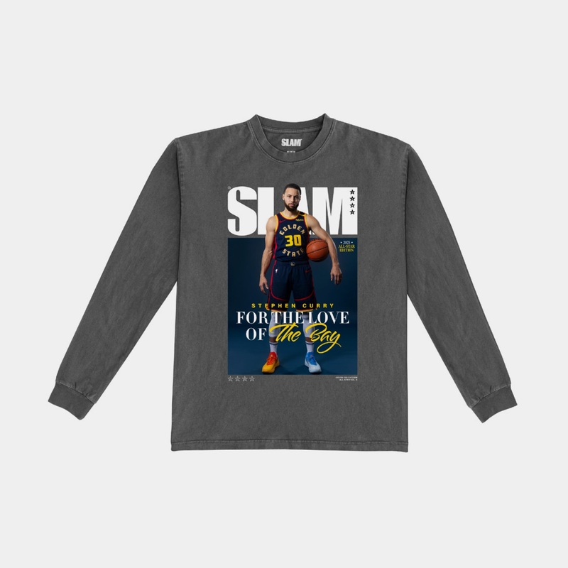 SLAM ASW Newsprint Mens Long Sleeve Shirt (Charcoal)