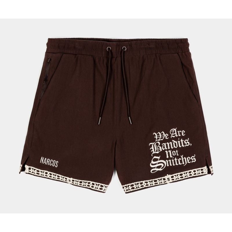 SP x Narcos Bandits Mens Shorts (Brown/Beige)