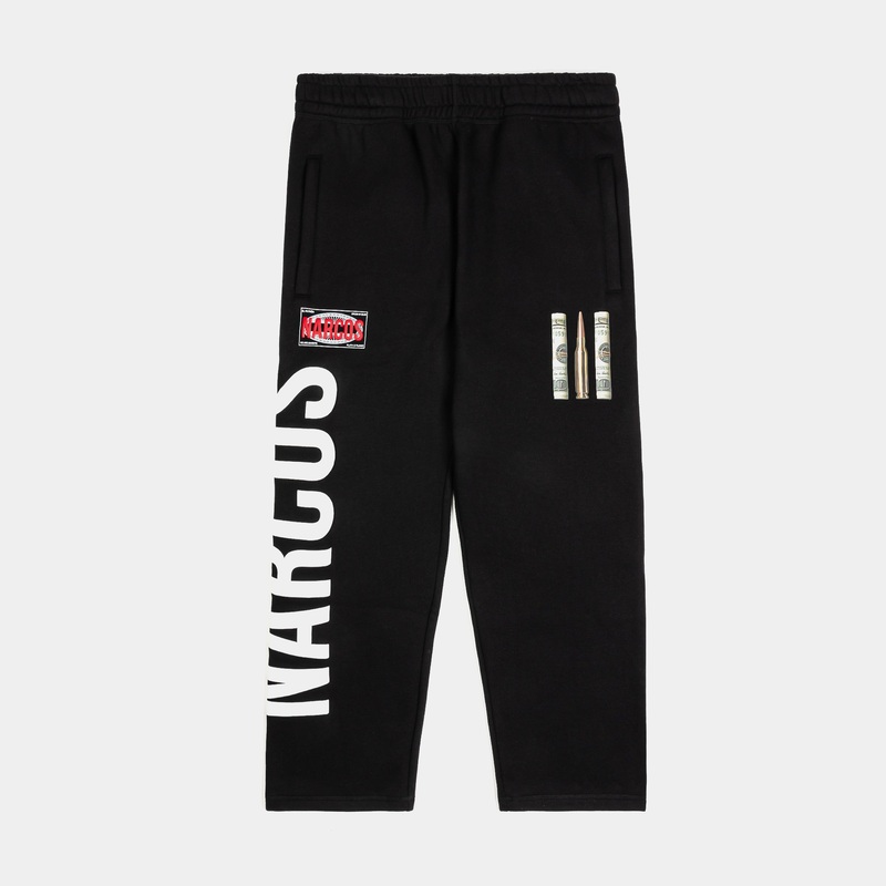 SP x Narcos Money Joggers Mens Sweatpants (Black/White)