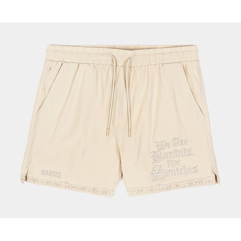 SP x Narcos We Are Bandits Mens Shorts (Beige)