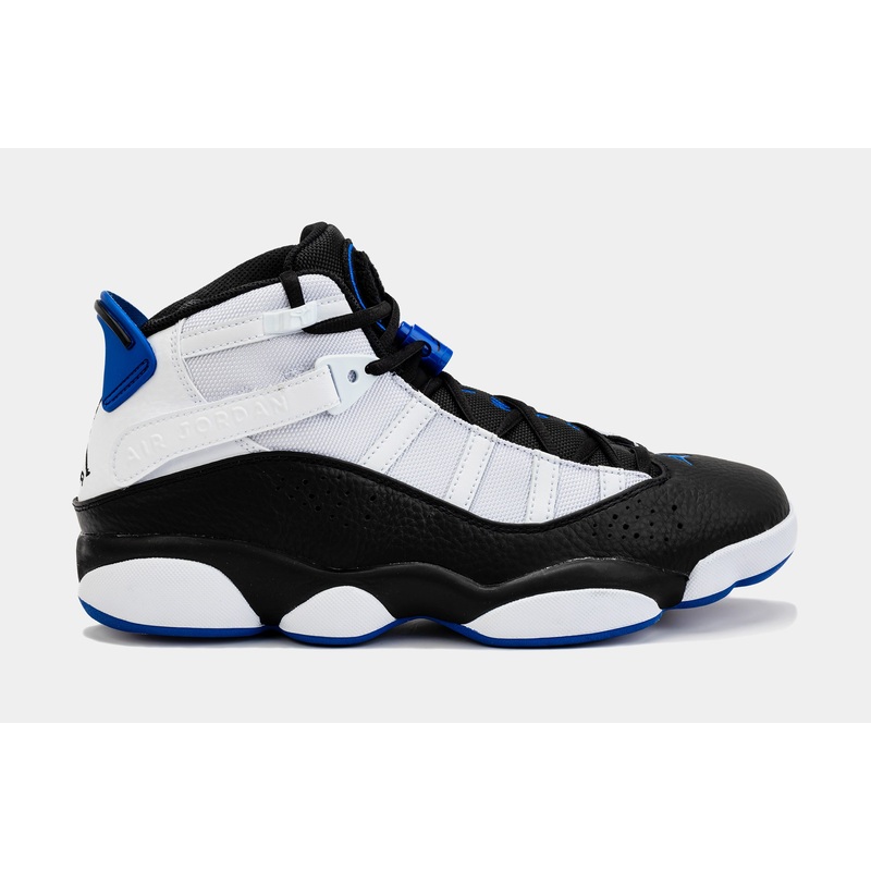 6 Rings Game Royal Mens Basketball Shoes (Black/Blue)