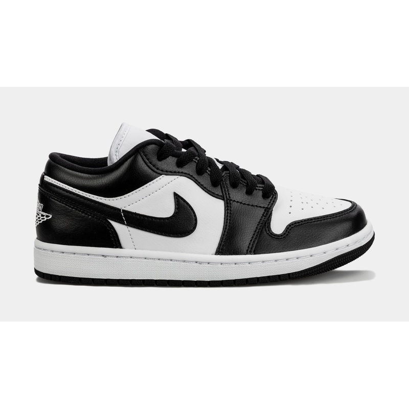 Air Jordan 1 Retro Low Panda Womens Lifestyle Shoes (Black/White)