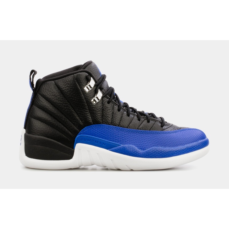 Air Jordan 12 Retro Hyper Royal Womens Lifestyle Shoes (Black/Blue)