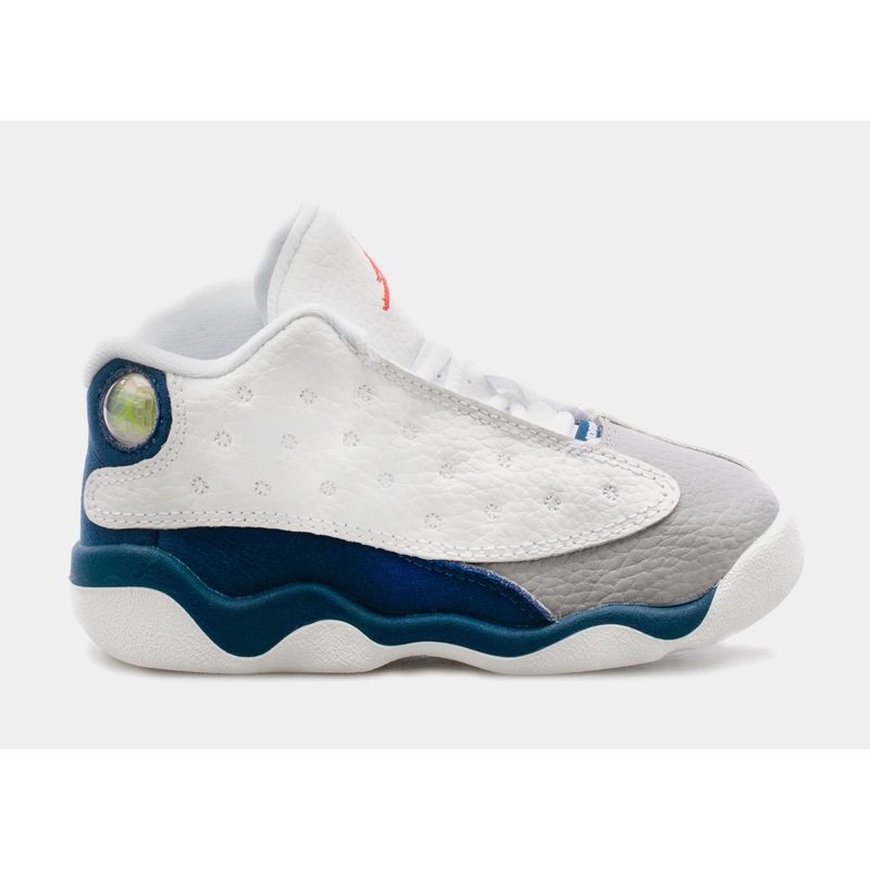 Air Jordan 13 Retro French Blue Infant Toddler Lifestyle Shoes (White/Blue)