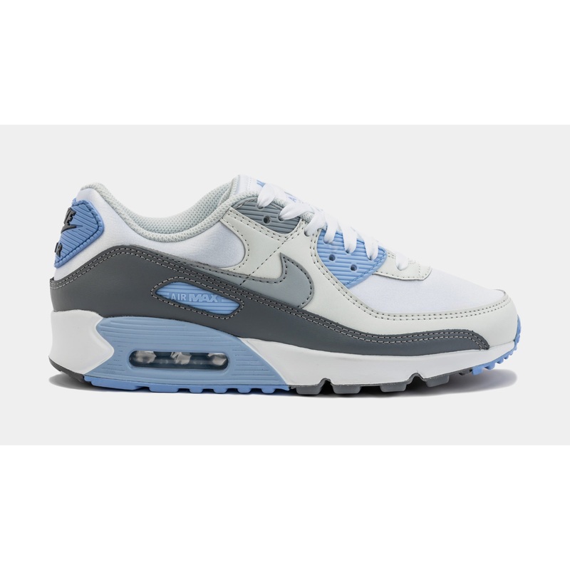 Air Max 90 Cobalt Bliss Womens Running Shoes (White/Blue)