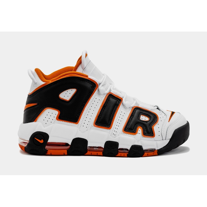 Air More Uptempo ’96 Mens Basketball Shoes (White/Orange)