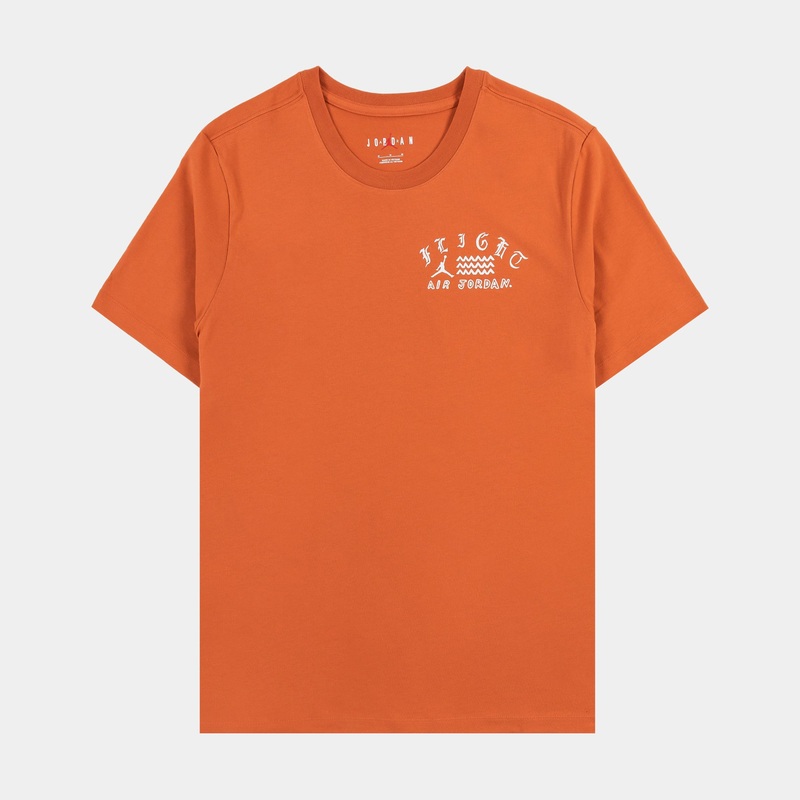 Artist Series by Umar Rashid Mens Short Sleeve Shirt (Orange)