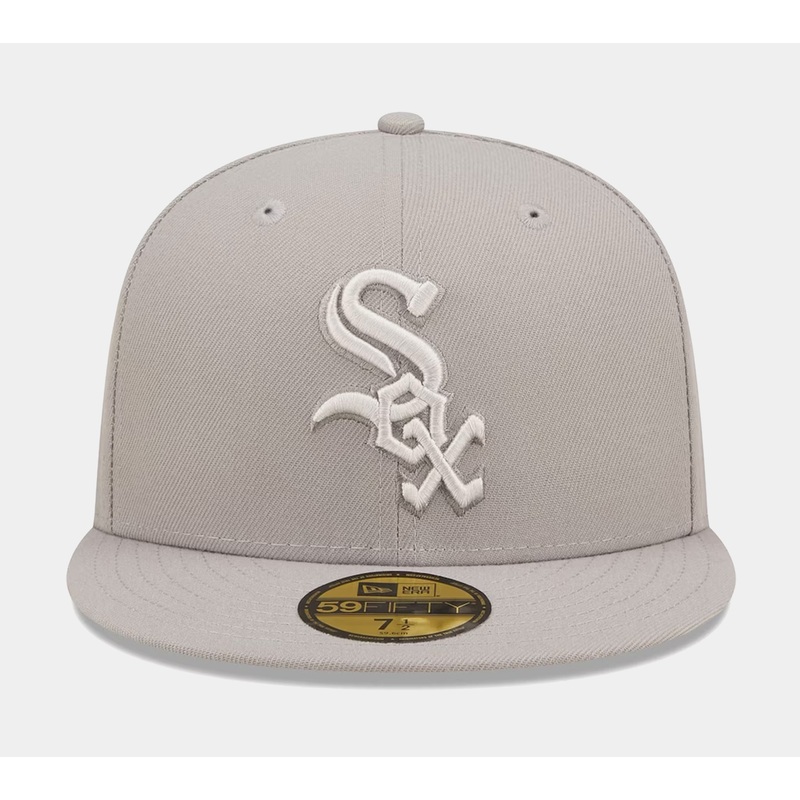 Chicago White Sox Monocamo 59FIFTY Mens Fitted Hat (Grey)