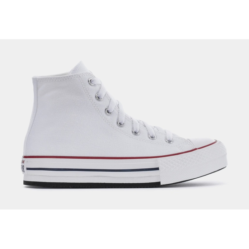 Chuck Taylor All Star Lift Platform Preschool Lifestyle Shoes (White)